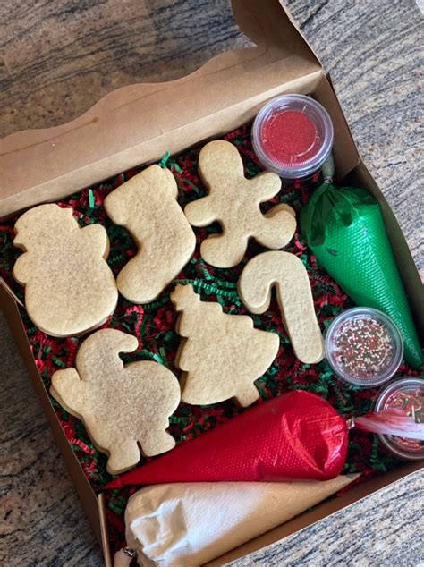 Diy Christmas Cookie Decorating Kit Etsy