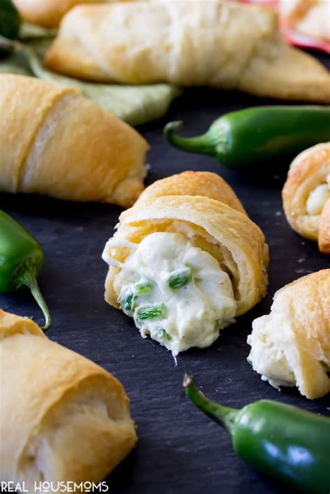Cream Cheese Jalapeno Crescent Poppers