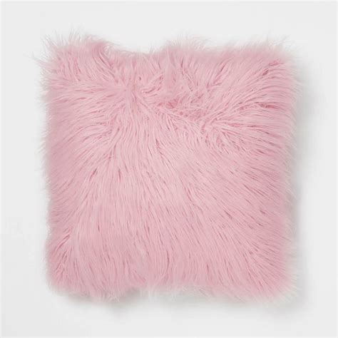Dormify Faux Fur Throw Pillow Dorm Essentials Dormify Faux Fur Throw Pillow Throw Pillows