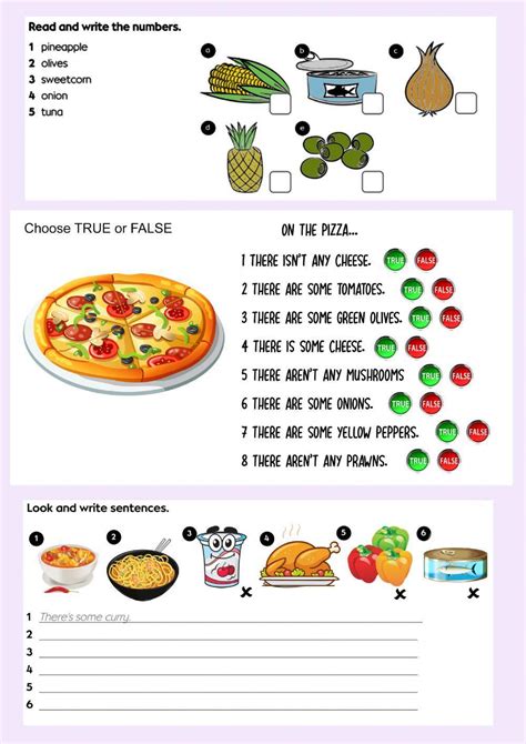 Food Countable Uncountable Nouns Worksheet Live Worksheets