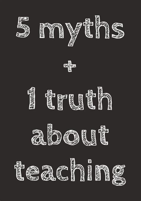 The Unstandardized Standard 5 Myths About Teaching 1 Truth