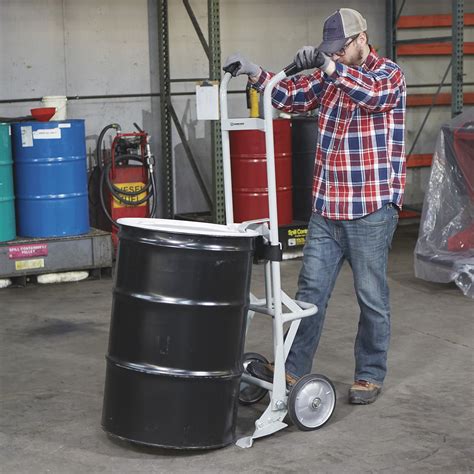 Strongway Drum Hand Truck With Long Fork — 1000 Lb Capacity 55 Gallon