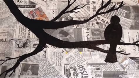 The Crafting Coach Learn How To Make Newspaper Silhouette Wall Art