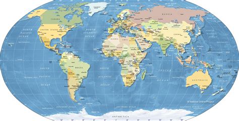 World Map Political Map Of The World Nations Online