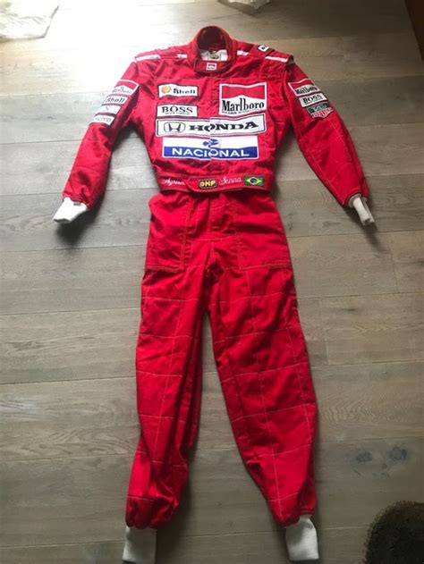 1991 Ayrton Senna Suzuka Japan Gp Replica Race Suit Formula 1 Memorabilia