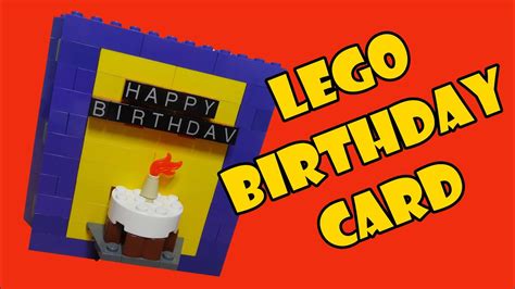 What are you waiting for? Lego Light-Up 3D Birthday Card - YouTube