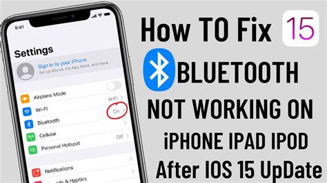 Iphone Bluetooth Not Working After Ios Update How To Fix Bluetooth
