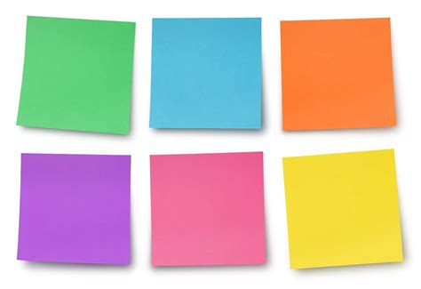 Colorful Post It Notes Self Adhesive Notes Message Post It Notes For