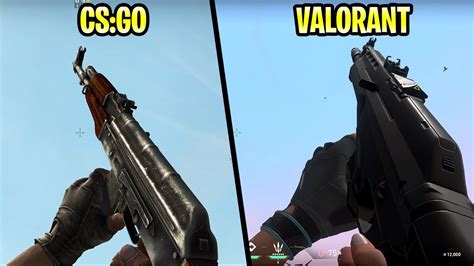 Valorant Vs Counter Strike Global Offensive Gun Sounds And Animations