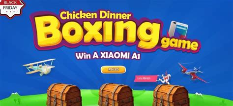 Tomtop Lucky Draw Black Friday Chicken Dinner Boxing Game Dinner