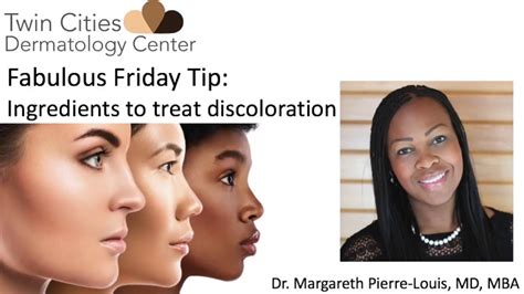 Fabulous Friday Tip Ingredients To Treat Skin Discoloration Youtube