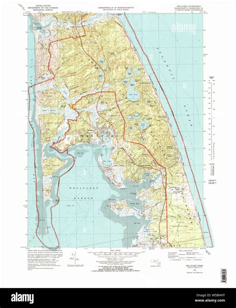Massachusetts Usgs Historical Topo Map Ma Wellfleet 351402 1972 25000