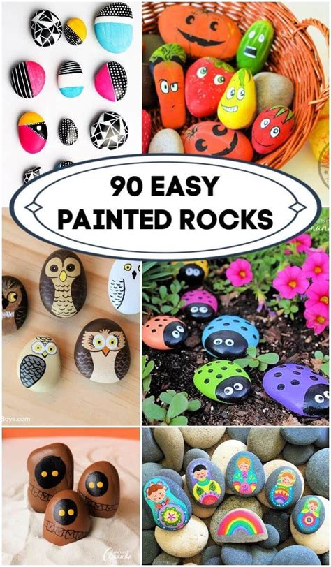 Painted Rocks 90 Easy Diy Rock Painting Ideas Diy Crafts Satisfy Your