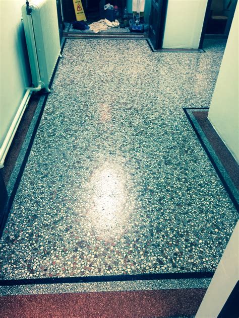 Terrazzo Tiled Flooring Restored At A Church In Redhill East Surrey