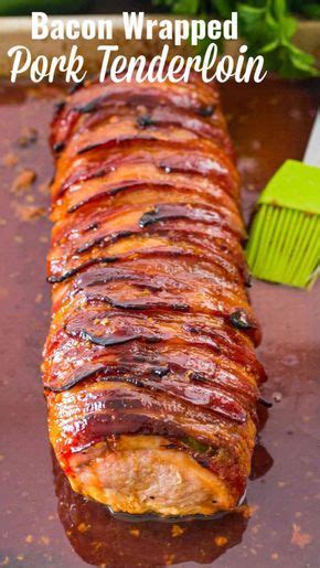 Go ahead and season the other tenderloin in the package with your favorite spice blend. Bacon Wrapped Pork Tenderloin | Recipe | Pork tenderloin recipes, Pork recipes, Bacon wrapped ...