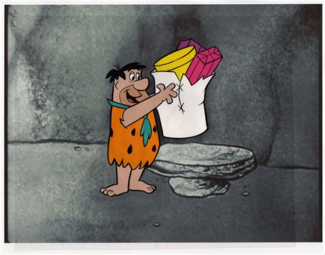 The Flintstones Production Cel Id Junflintstones20005 Van Eaton