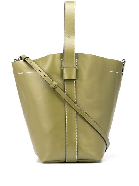 Proenza Schouler White Label Sullivan Leather Tote Bag Farfetch