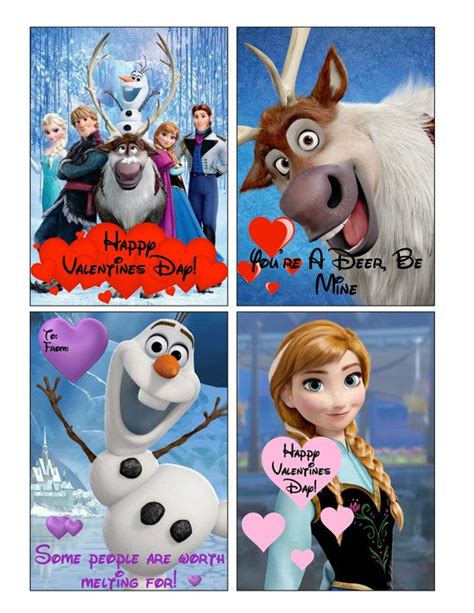 99 ($0.40/count) free shipping on orders over $25 shipped by amazon. Frozen Valentines Day Cards (12 count) | Valentine day cards, Valentines, Happy valentines day