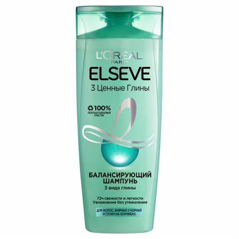 Диета для жирных пальцев L'Oreal Paris Elseve Шампунь для волос 3 Ценные глины 400мл - купить с L'Oreal Paris Elseve Шампунь для волос 3 Ценные глины 400мл - купить с Диета для жирных пальцев