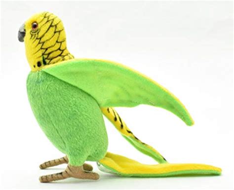 Hansa Plush Parakeet Yellowgreen