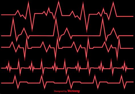 Vector Illustration Heart Rhythm Ekg Vector Vector Art At Vecteezy