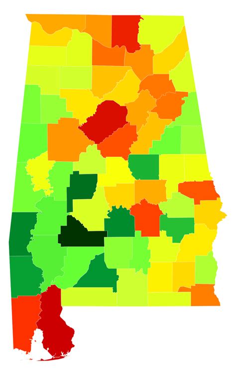 Alabama Population Density