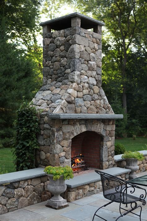 Outdoor Fireplace Built By Freddys Landscape Company Outdoor