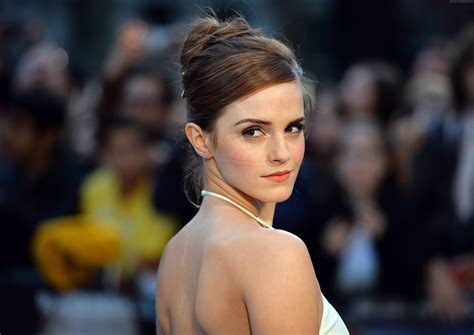 Emma Watson In White Dress HD Celebrities 4k Wallpapers Images