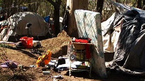 Crews Break Up The Jungle Homeless Camp In Silicon Valley