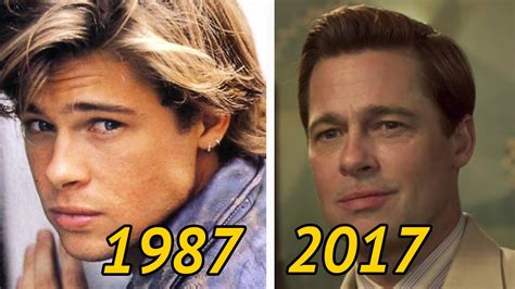 Brad Pitt Changing Look From Movie To Movie Youtube