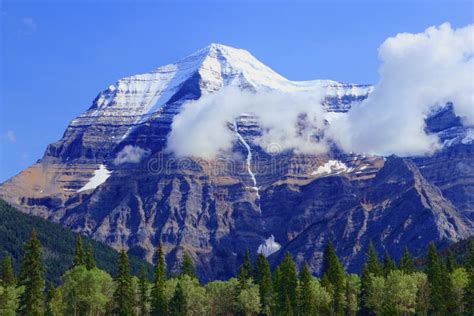 Clouds Clearing At Mount Robson Mount Robson Provincial Park Canadian