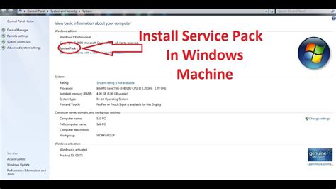 How To Install Or Update Service Pack 1 In Windows System Solved Youtube