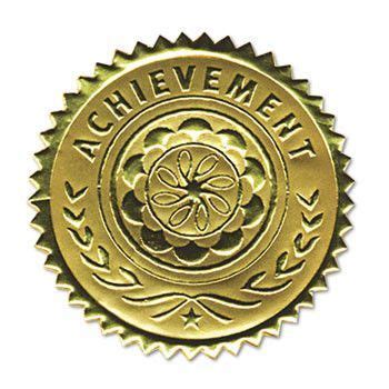 Gold Foil Certificate Seals, 