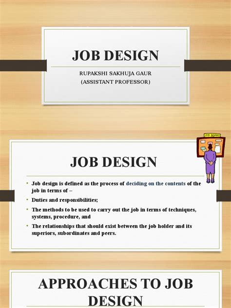 🌈 Techniques Of Job Design Methods Of Job Design 2019 01 23