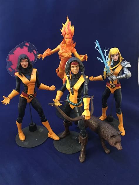 New Mutants Girls Marvel Legends Custom Action Figure