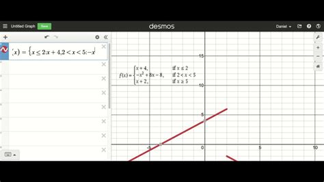 Lesson 06 Graphing Piecewise Functions On Desmos Youtube