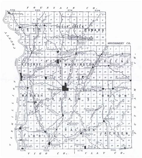 Parke County Indiana Maps