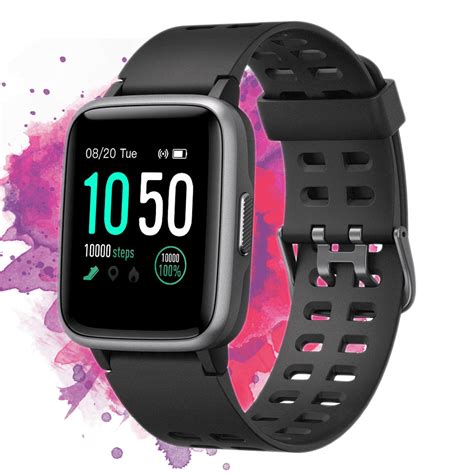 Smart Fitness Watch With Heart Rate Monitor Waterproof Fitness