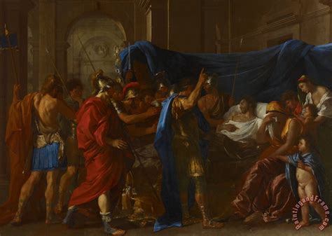 Nicolas Poussin The Death Of Germanicus Painting The Death Of