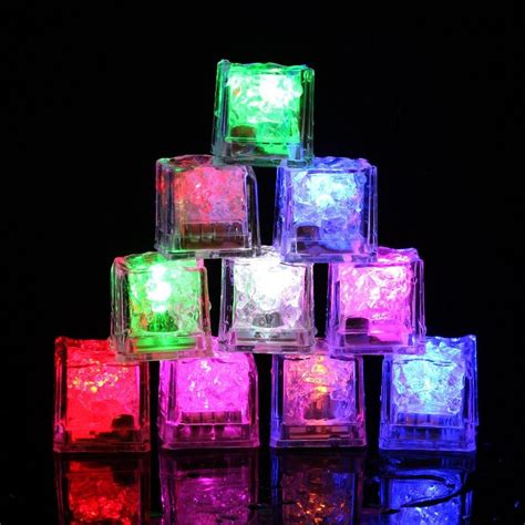 Multi Color Led Led Color Pisco Ice Cube Lights Led Ice Cubes