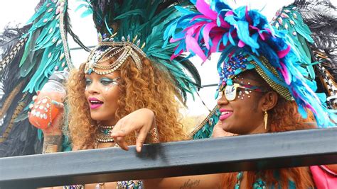 Rihanna Parties With Lewis Hamilton At Kadooment Day Parade In Barbados Daily Telegraph