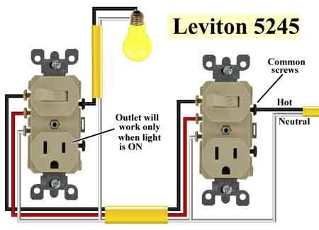 leviton    combo wire switch electrical wiring basic electrical wiring