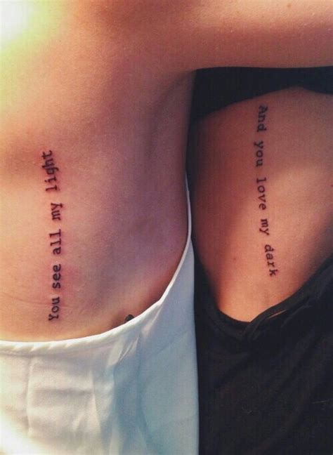 Mega popular and famous quotes. matching tattoos | Tumblr