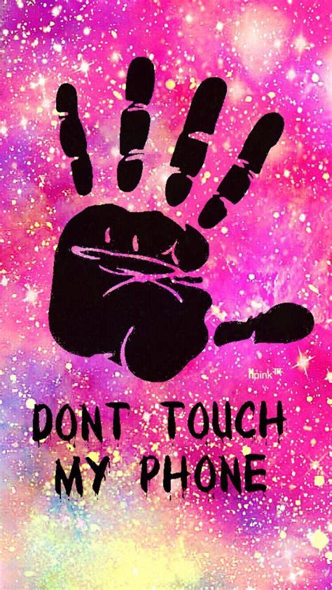 Dont Touch My Phone Pink Wallpapers Wallpaper Cave
