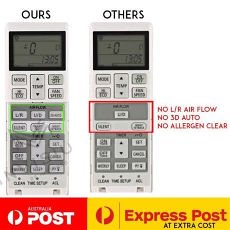 Mitsubishi Heavy Industries Air Conditioner Remote Control Rla502a700b