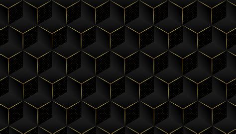 Elegant Geometric Pattern Background With Golden Details 693080 Vector