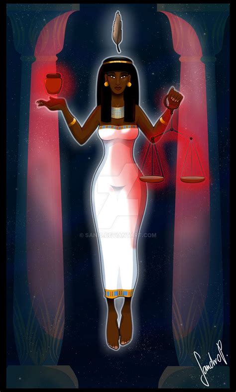 lady of order by sanio egyptian culture goddess of egypt art