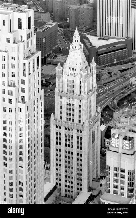 Usa American New York Manhattan Woolworth Building Stock Photo Alamy