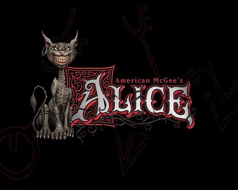 Hd Wallpaper Video Games Cheshire Cat American Mcgees Alice Animals