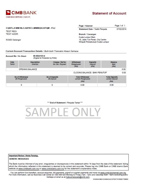 13 Statement Of Account Template Sample Word And Excel Templates